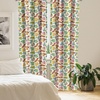 image:imageAmbesonne Dragon Window Curtains Cartoon Dragons Silly Expressions Colorful Flying Fantasy Characters Lightweight Decor 2Panel Set with Rod Pocket Pair of  28 x 84 Multicolor RubyMulticolor Ruby