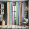image:imageAmbesonne Dragon Window Curtains Cartoon Dragons Silly Expressions Colorful Flying Fantasy Characters Lightweight Decor 2Panel Set with Rod Pocket Pair of  28 x 84 Multicolor RubyPink and Yellow