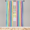image:imageAmbesonne Dragon Window Curtains Cartoon Dragons Silly Expressions Colorful Flying Fantasy Characters Lightweight Decor 2Panel Set with Rod Pocket Pair of  28 x 84 Multicolor RubyPink and Yellow