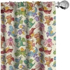 image:imageAmbesonne Dragon Window Curtains Cartoon Dragons Silly Expressions Colorful Flying Fantasy Characters Lightweight Decor 2Panel Set with Rod Pocket Pair of  28 x 84 Multicolor RubyMulticolor Ruby