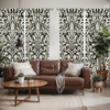 image:imageAmbesonne Dragon Window Curtains Cartoon Dragons Silly Expressions Colorful Flying Fantasy Characters Lightweight Decor 2Panel Set with Rod Pocket Pair of  28 x 84 Multicolor RubyEggshell and Dark Grey