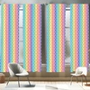 image:imageAmbesonne Dragon Window Curtains Cartoon Dragons Silly Expressions Colorful Flying Fantasy Characters Lightweight Decor 2Panel Set with Rod Pocket Pair of  28 x 84 Multicolor RubyPink and Yellow