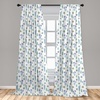 image:imageAmbesonne Dragon Window Curtains Cartoon Dragons Silly Expressions Colorful Flying Fantasy Characters Lightweight Decor 2Panel Set with Rod Pocket Pair of  28 x 84 Multicolor RubyBlue Purple