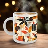 image:imageAmbesonne Fall Kitchen Gift Set with Apron Mug 4 Placemats amp Unique Box Retro Rustic Autumnal Vibe Kitchen Textiles and Cup 7pcs Set for Christmas and Housewarming Black Vermilion Mustard
