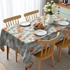 image:imageAmbesonne Fox Tablecloth Fox in The Winter Forest Abstract Cartoon Trees and Nature Animal Pattern Rectangular Table Cover for Dining Room Kitchen Decor 60 X 90 Green White