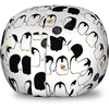 image:imageAmbesonne Funny Cartoon Storage Toy Bag Chair Theme of Playful Hipster Cats with Glasses Colorful Dotted Designed Print Stuffed Animal Organizer Washable Bag Large Size Pink GreyCharcoal Grey Marigold