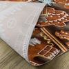 image:imageAmbesonne Gingerbread Man Place Mats Set of 4 Tasty Looking Traditional Cookies Little Snowflakes Cinnamon Washable Fabric Placemats for Dining Table Standard Size Brown White