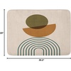 image:imageAmbesonne Mid Century Modern Boho Bath Mat Geometric Semicircle and Round with Simple Stripes Art Plush Bathroom Decor Mat with Non Slip Backing 302 x 20 Fawn Ginger Champagne