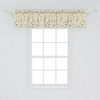 image:imageAmbesonne Nature Window Valance Birds Wildlife Cartoon Like Image with Tree Leaf Art Print Curtain Valance for Kitchen Bedroom Decor with Rod Pocket 54 X 18 Mustard MaroonIvory Multicolor