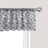 image:imageAmbesonne Nature Window Valance Birds Wildlife Cartoon Like Image with Tree Leaf Art Print Curtain Valance for Kitchen Bedroom Decor with Rod Pocket 54 X 18 Mustard MaroonPale Grey White and Pink