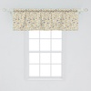 image:imageAmbesonne Nature Window Valance Birds Wildlife Cartoon Like Image with Tree Leaf Art Print Curtain Valance for Kitchen Bedroom Decor with Rod Pocket 54 X 18 Mustard MaroonIvory Multicolor