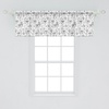 image:imageAmbesonne Nature Window Valance Birds Wildlife Cartoon Like Image with Tree Leaf Art Print Curtain Valance for Kitchen Bedroom Decor with Rod Pocket 54 X 18 Mustard MaroonWhite Charcoal Grey
