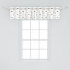 image:imageAmbesonne Nature Window Valance Birds Wildlife Cartoon Like Image with Tree Leaf Art Print Curtain Valance for Kitchen Bedroom Decor with Rod Pocket 54 X 18 Mustard MaroonMulti Color