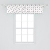 image:imageAmbesonne Nature Window Valance Birds Wildlife Cartoon Like Image with Tree Leaf Art Print Curtain Valance for Kitchen Bedroom Decor with Rod Pocket 54 X 18 Mustard MaroonPale Pink White Grey