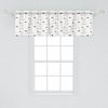 image:imageAmbesonne Nature Window Valance Birds Wildlife Cartoon Like Image with Tree Leaf Art Print Curtain Valance for Kitchen Bedroom Decor with Rod Pocket 54 X 18 Mustard MaroonMulti Color