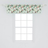 image:imageAmbesonne Nature Window Valance Birds Wildlife Cartoon Like Image with Tree Leaf Art Print Curtain Valance for Kitchen Bedroom Decor with Rod Pocket 54 X 18 Mustard MaroonPale Mint Green and Vermilion