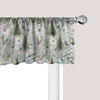 image:imageAmbesonne Nature Window Valance Birds Wildlife Cartoon Like Image with Tree Leaf Art Print Curtain Valance for Kitchen Bedroom Decor with Rod Pocket 54 X 18 Mustard MaroonPale Sage Green and Seafoam