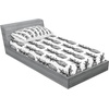 image:imageAmbesonne Shark Fitted Sheet amp Pillow Sham Set Attack of Open Mouth Sharp Teeth Sea Danger Wildlife Ocean Life Cartoon Decorative Printed 2 Piece Bedding Decor Set Twinxl Navy Blue Grey FuchsiaBlack Gray