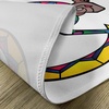 image:imageAmbesonne Southwestern Place Mats Set of 4 Medieval Fractal Glass Look Colorful Bunny Silhouette Print on Plain Backdrop Washable Fabric Placemats for Dining Table Standard Size Multicolor