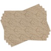 image:imageAmbesonne Beige Place Mats Set of 4 Baroque Floral Swirls Damask Pattern Classic Victorian Style in Retro Antique Background Washable Fabric Placemats for Dining Table Standard Size French Beige