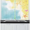 image:imageAmbesonne Cartoon Kitchen Curtains Colorful Scene of Animals Happy Smiling Faces Digital Illustration Window Drapes 2 Panel Set for Kitchen Cafe Decor 55 x 39 Lime Green and MulticolorBlue Yellow