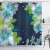 Pale Green Navy Blue