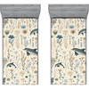 image:imageAmbesonne Dino Fitted Sheet Cartoon Style Colorful Dinosaurs TRex Triceratops Prehistoric Reptile Wildlife Bed Cover with AllRound Elastic Deep Pocket for Comfort Twin Size Pink PurplePale Khaki Slate Blue