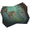 image:imageAmbesonne Mermaid Place Mats Set of 4 Mermaid Meets Seahorse Underwater World Fantasy Design Washable Fabric Placemats for Dining Table Standard Size Green Aqua