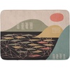 image:imageAmbesonne Mid Century Modern Boho Bath Mat Muted Tones of an Abstract and Dreamy Mountain Landscape Plush Bathroom Decor Mat with Non Slip Backing 302 x 20 Black and Multicolor