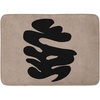 image:imageAmbesonne Mid Century Modern Boho Bath Mat Simple Brush Stroke with Earth Tones Rectangle Print Plush Bathroom Decor Mat with Non Slip Backing 302 x 20 Warm Taupe Charcoal Grey
