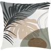 image:imageAmbesonne Mid Century Modern Boho Throw Pillow Cushion Cover Contemporary of Leafy Silhouettes Monsteras and Rounds Decorative Square Accent Pillow Case 40 X 40 Grey Teal Tan and Brown