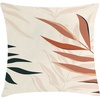 image:imageAmbesonne Mid Century Modern Boho Throw Pillow Cushion Cover Pastel Colors Minimal Design of Tropical Leafy Scene Decorative Square Accent Pillow Case 28 X 28 Fern Green Pale Vermilion