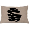 image:imageAmbesonne Mid Century Modern Boho Throw Pillow Cushion Cover Simple Brush Stroke with Earth Tones Rectangle Print Decorative Rectangle Accent Pillow Case 26 X 16 Warm Taupe Charcoal Grey