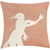 image:imageAmbesonne Mid Century Modern Boho Throw Pillow Cushion Cover Simple Cream Tone Lady Look Silhouette Composition Print Decorative Square Accent Pillow Case 28 X 28 Pale Rust Champagne