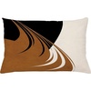 image:imageAmbesonne Mid Century Modern Boho Throw Pillow Cushion Cover Tricolor Designed Minimalist Tribal Look Stripes Art Decorative Rectangle Accent Pillow Case 26 X 16 Cinnamon Charcoal Grey