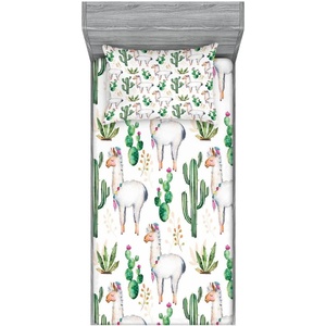 image:imageAmbesonne Airplane Fitted Sheet amp Pillow Sham Set Planes Fying in Air Aviation Love Airport Helicopters and Jets Cartoon Style Print Decorative Printed 2 Piece Bedding Decor Set Twin TealWhite Green
