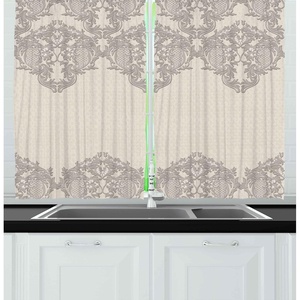 image:imageAmbesonne Cartoon Kitchen Curtains Group of Savannah Jungle Animals with Funny Expressions Savannah Mascots Print Window Drapes 2 Panel Set for Kitchen Cafe Decor 55 x 39 Orange Multicolor GreenTaupe