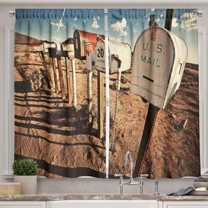 image:imageAmbesonne Cartoon Kitchen Curtains Group of Savannah Jungle Animals with Funny Expressions Savannah Mascots Print Window Drapes 2 Panel Set for Kitchen Cafe Decor 55 x 39 Orange Multicolor GreenBrown Blue