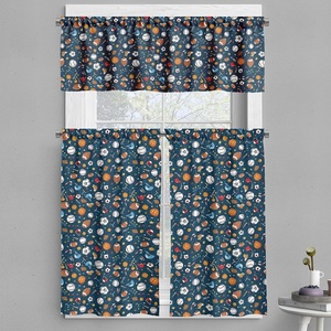 image:imageAmbesonne Cartoon Kitchen Curtains Group of Savannah Jungle Animals with Funny Expressions Savannah Mascots Print Window Drapes 2 Panel Set for Kitchen Cafe Decor 55 x 39 Orange Multicolor GreenDark Blue Multicolor
