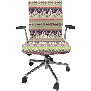 image:imageAmbesonne Cartoon Office Chair Slipcover Xray Part of an Abstract Skeleton Image in Repetitive Grunge Pattern Protective Stretch Decorative Fabric Cover Standard Size Ivory CharcoalGreen Coral