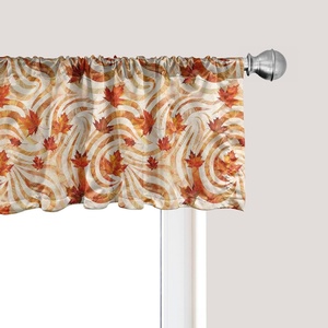 image:imageAmbesonne Cartoon Window Valance Summer Style Funny Demonstration of Happy Flying Characters and Hexagon Comb Curtain Valance for Kitchen Bedroom Decor with Rod Pocket 54 X 18 Sky Blue MustardGinger Marigold and Beige