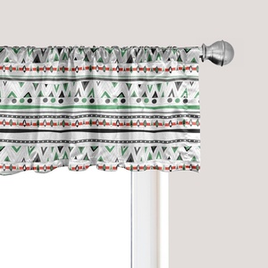 image:imageAmbesonne Cartoon Window Valance Summer Style Funny Demonstration of Happy Flying Characters and Hexagon Comb Curtain Valance for Kitchen Bedroom Decor with Rod Pocket 54 X 18 Sky Blue MustardSea Green