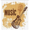 image:imageAmbesonne Rock Music Shower Curtain Vintage Sketch Hand Drawn Drums and Microphone Pattern Abstract Backdrop Cloth Fabric Bathroom Decor Set with Hooks 105 Extra Wide Pale Coffee BrownPale Coffee Brown