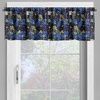 image:imageAmbesonne Romantic Window Valance Pack of 2 Drawing of Leafy Grapes with Wine Glass and Bottle on Starry Night Rod Pocket Curtain Valances for Kitchen Bedroom 54 X 12 Royal Blue Ruby Mustard
