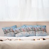 image:imageAmbesonne Celtic Decorative Throw Pillow Case Pack of 4 Aqua Celtic Style Twisted Crossed Repeating Circle and Bent Line Webs Print Cushion Cover for Couch Living Room Car 16 Teal WhiteGrey Coral