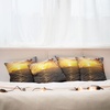 image:imageAmbesonne Celtic Decorative Throw Pillow Case Pack of 4 Aqua Celtic Style Twisted Crossed Repeating Circle and Bent Line Webs Print Cushion Cover for Couch Living Room Car 16 Teal WhiteBluegrey Yellow