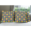 image:imageAmbesonne Celtic Decorative Throw Pillow Case Pack of 4 Aqua Celtic Style Twisted Crossed Repeating Circle and Bent Line Webs Print Cushion Cover for Couch Living Room Car 16 Teal WhiteViolet Yellow