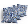 image:imageAmbesonne Celtic Decorative Throw Pillow Case Pack of 4 Aqua Celtic Style Twisted Crossed Repeating Circle and Bent Line Webs Print Cushion Cover for Couch Living Room Car 16 Teal WhiteOrange Yellow