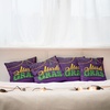 image:imageAmbesonne Celtic Decorative Throw Pillow Case Pack of 4 Aqua Celtic Style Twisted Crossed Repeating Circle and Bent Line Webs Print Cushion Cover for Couch Living Room Car 16 Teal WhitePurple Marigold