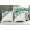 image:imageAmbesonne Celtic Decorative Throw Pillow Case Pack of 4 Aqua Celtic Style Twisted Crossed Repeating Circle and Bent Line Webs Print Cushion Cover for Couch Living Room Car 16 Teal WhiteTeal Brown